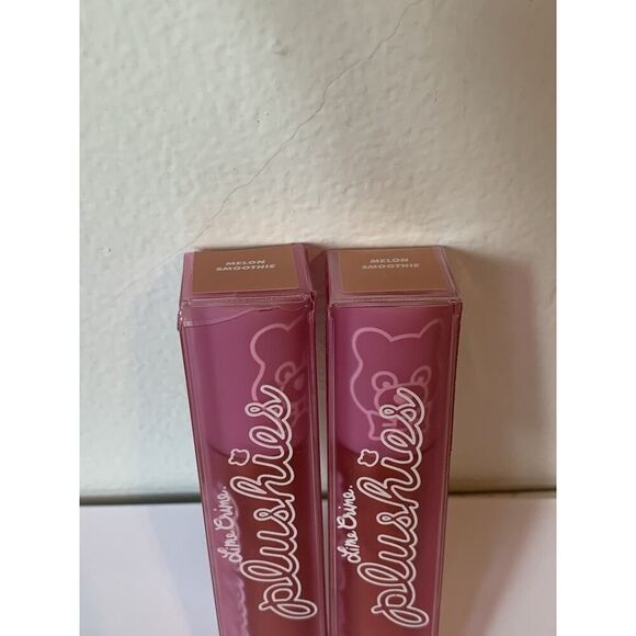 2X Lime Crime Plushies MELON SMOOTHIE Soft Focus Lip Veil Liquid Lipstick 0.11 - Picture 2 of 5